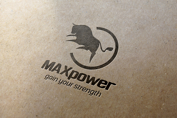 Max Power Logo Template in Logo Templates - product preview 6