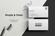 Minim - Simple Clean Business Card