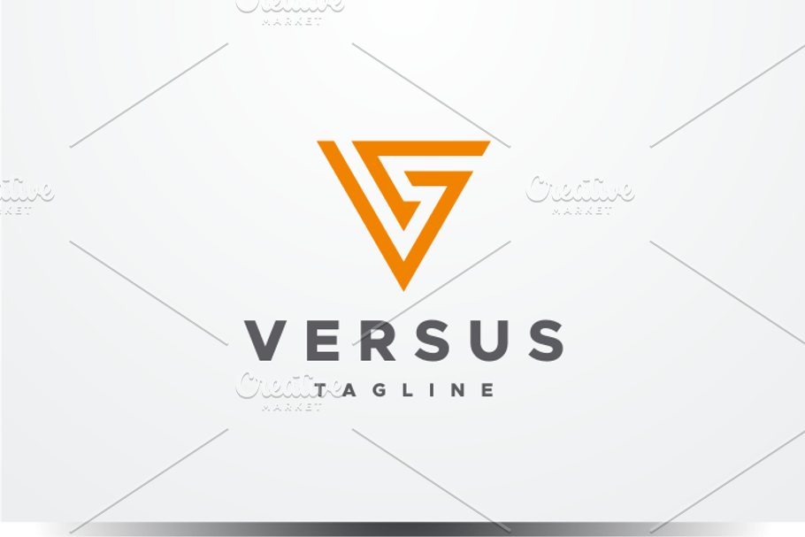 Versus - Letter VS Logo in Logo Templates - product preview 8