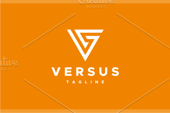 Versus - Letter VS Logo in Logo Templates - product preview 1
