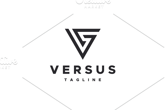 Versus - Letter VS Logo in Logo Templates - product preview 2