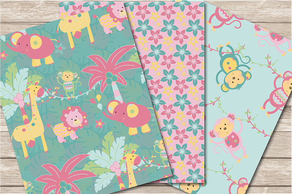 Pattern jungle paper-girls in Patterns - product preview 1