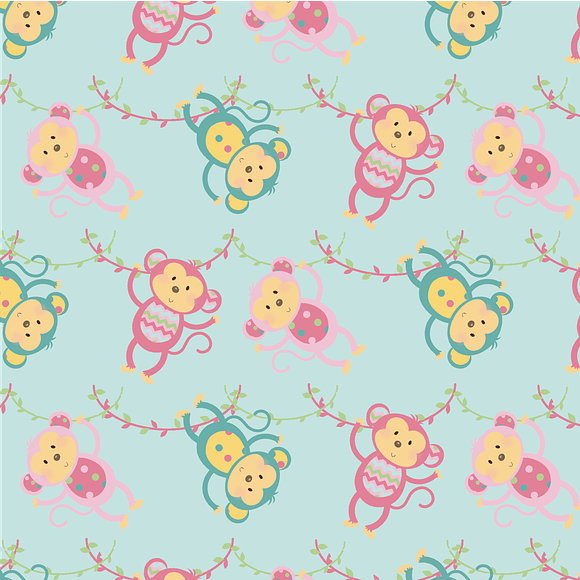 Pattern jungle paper-girls in Patterns - product preview 2