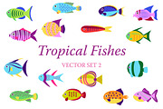 Tropical fish set 2