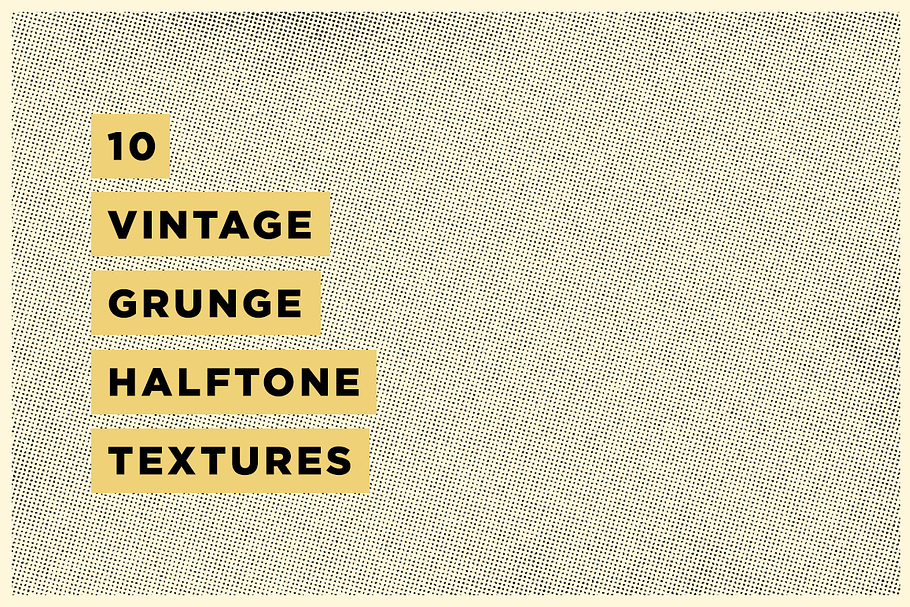 10 Vintage Grunge Halftone Textures in Textures - product preview 8