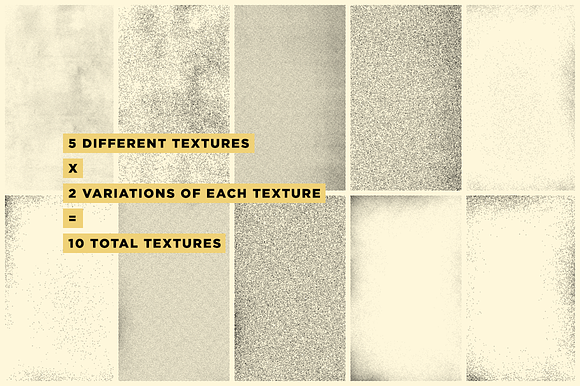 10 Vintage Grunge Halftone Textures in Textures - product preview 2