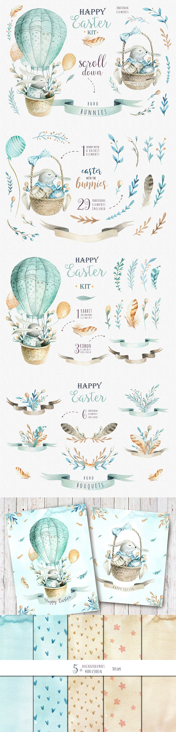 50% Spring &Easter collection in Illustrations - product preview 1