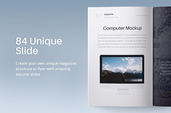 A4 | Assume Keynote Template + GIFT in Keynote Templates - product preview 1
