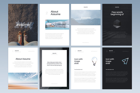 A4 | Assume Keynote Template + GIFT in Keynote Templates - product preview 2