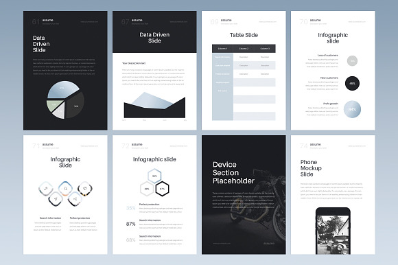 A4 | Assume Keynote Template + GIFT in Keynote Templates - product preview 8