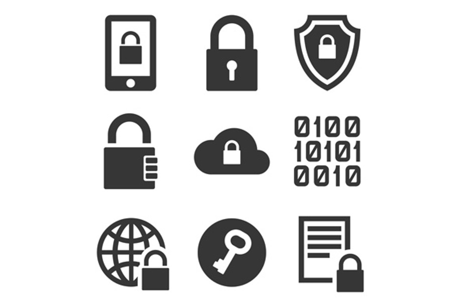 Encrypt Technology Security Icons in Icons - product preview 8