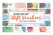 Huge Set of Gift Voucher Templates