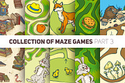 Maze Games. Animal Collection