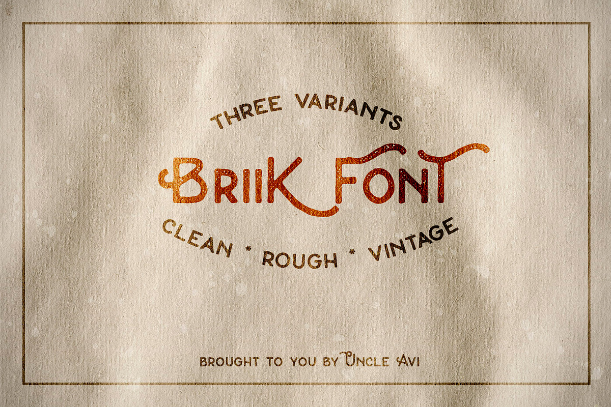 Briik - Hipster Fonts in Hipster Fonts - product preview 8
