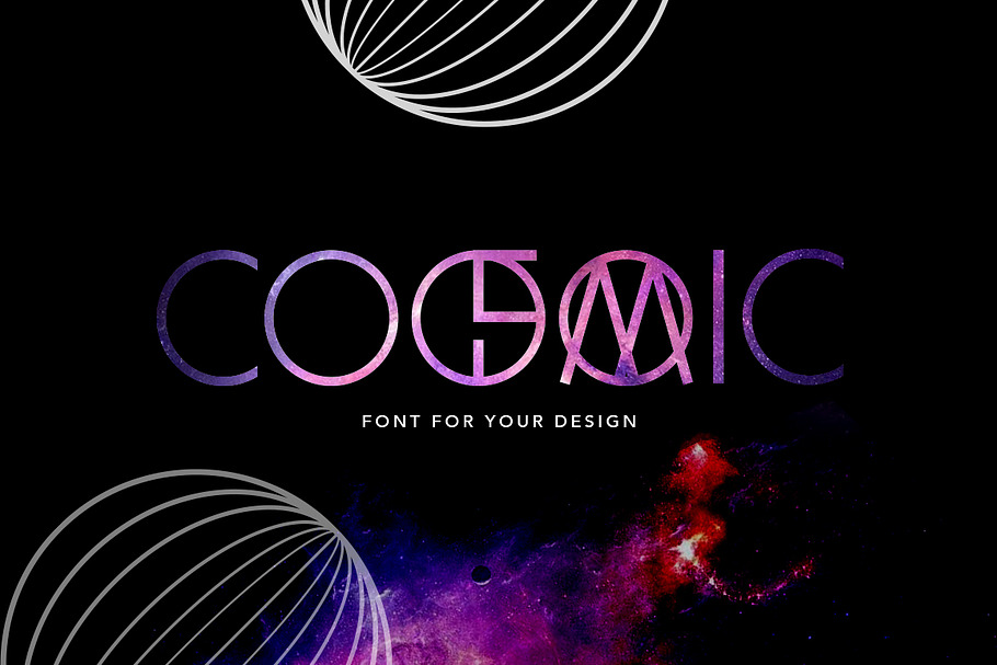 COSMIC font in Display Fonts - product preview 8