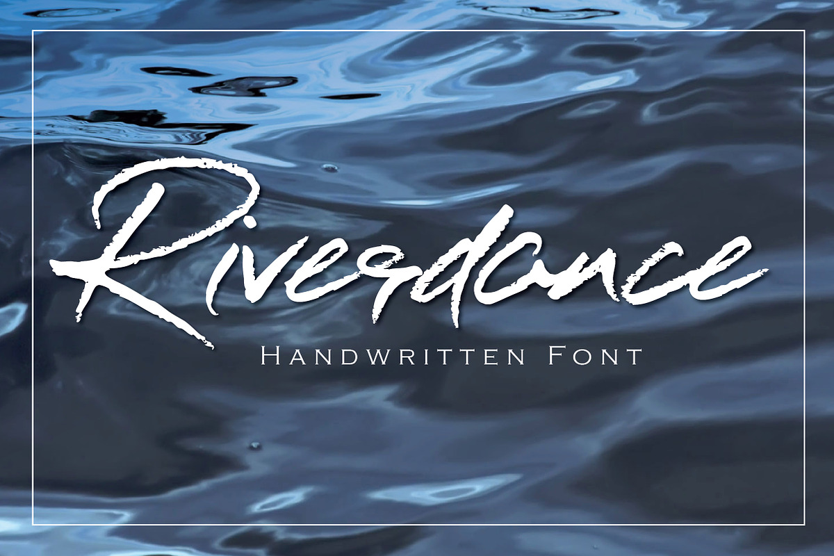 Riverdance Handwritten Font in Script Fonts - product preview 8