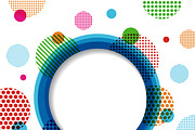 circle and dotty background