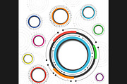 colorful circle background