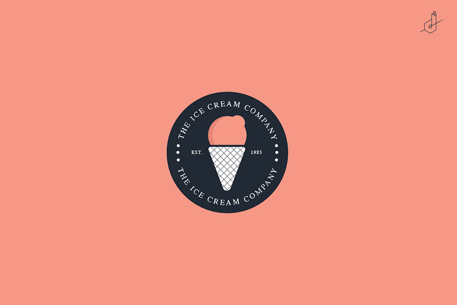 Ice Cream Company Logo in Logo Templates - product preview 8