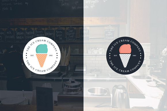 Ice Cream Company Logo in Logo Templates - product preview 1