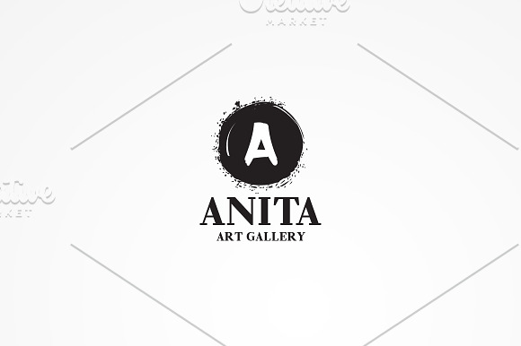 Anita Art - Letter A Logo in Logo Templates - product preview 1