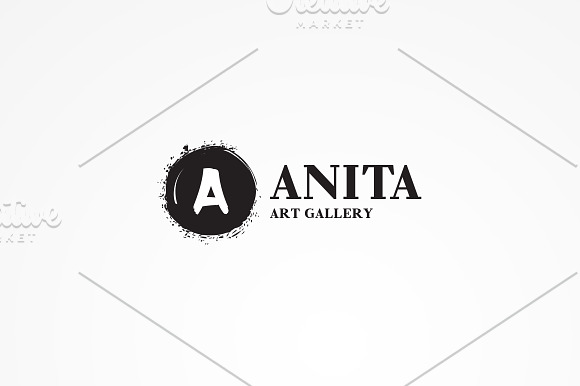 Anita Art - Letter A Logo in Logo Templates - product preview 2