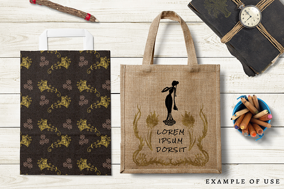 Elegant handdrawn floral graphic set in Illustrations - product preview 2