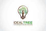 ideal tree Logo Template