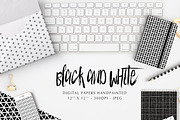 Black and white digital paper