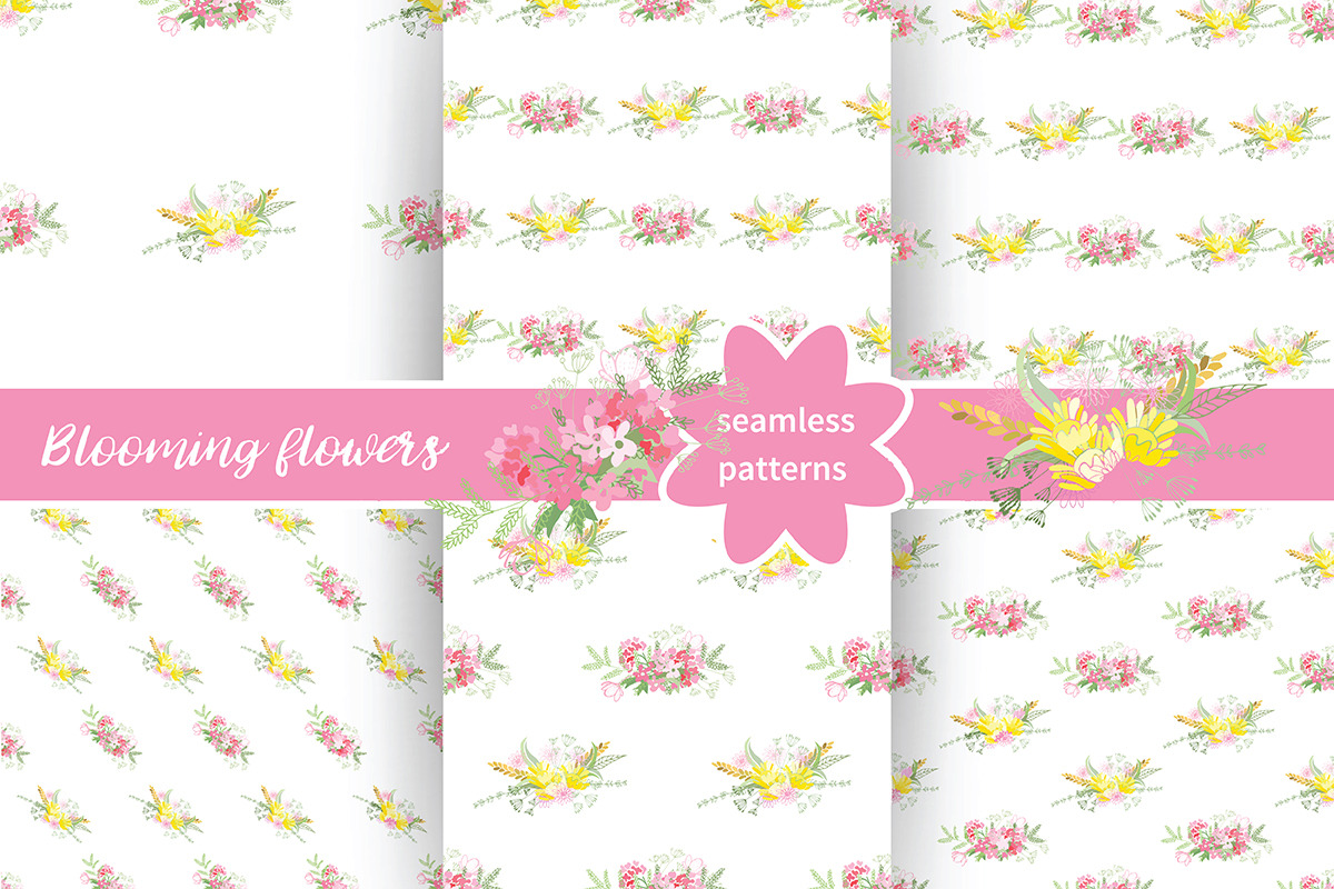 №242 Blooming flowers 1 in Patterns - product preview 8