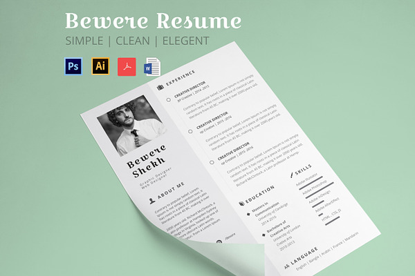Beware Resume | Resume Template