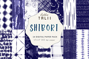 Shibori Digital Paper