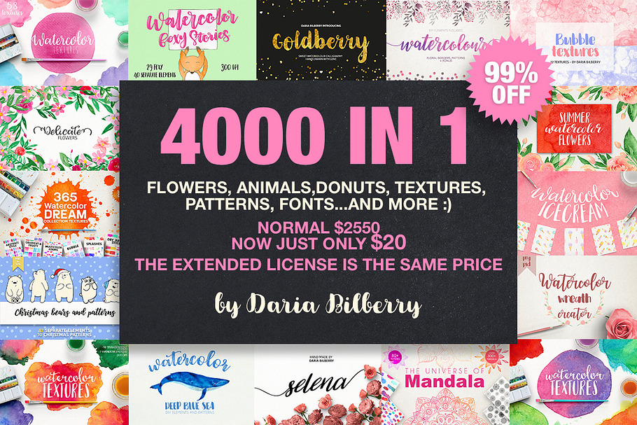 4000 IN 1 GRAPHIC BUNDLE SUPER SALE in Illustrations - product preview 8
