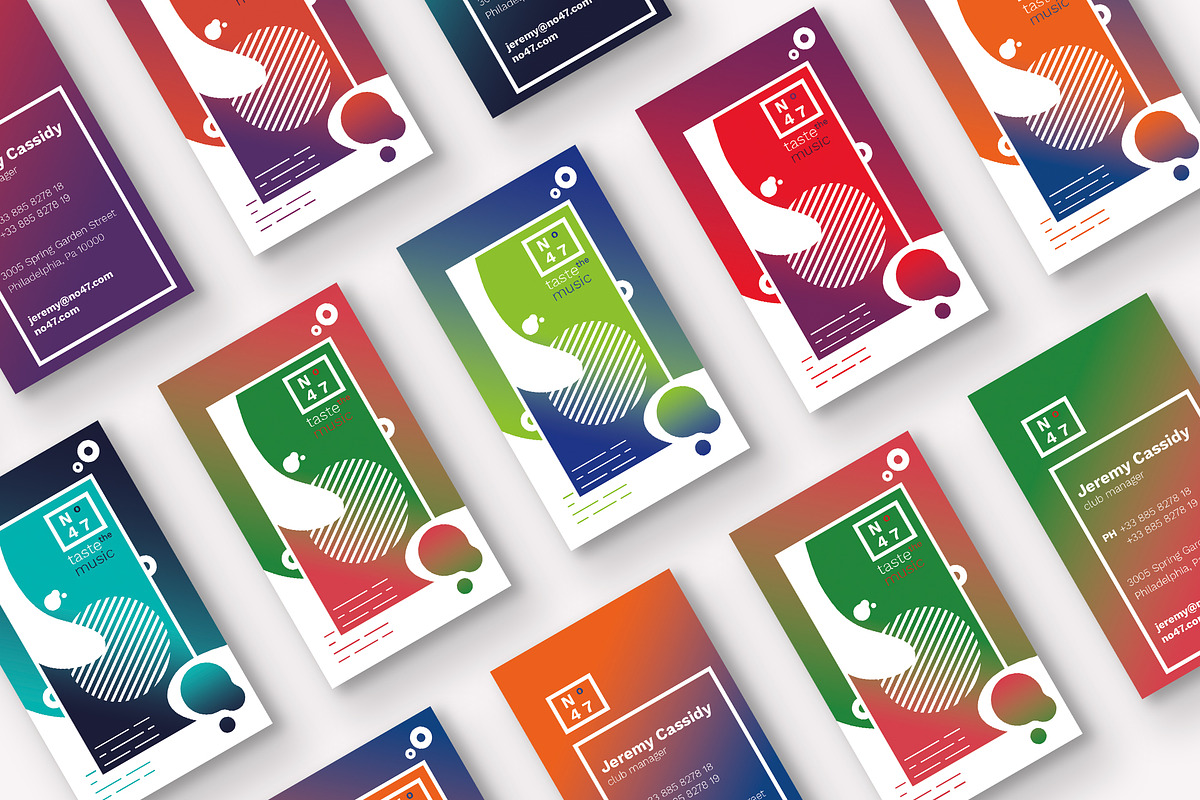 7 Clubbing Business Cards Templates in Business Card Templates - product preview 8