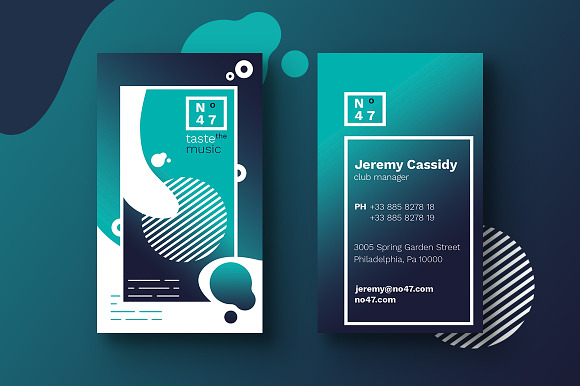 7 Clubbing Business Cards Templates in Business Card Templates - product preview 2