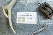 Rustic Business Card Mockup Vol. 2