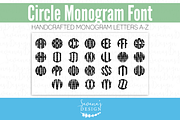 Monogram Font TTF OTF Circular