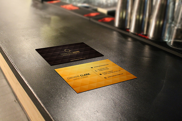 Bar Cards Mockup Restaurant Cafe in Print Mockups - product preview 6