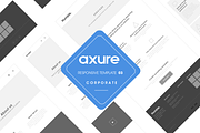 Axure responsive Corporate template3