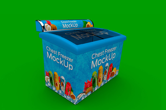 Chest Freezer Mock-up in Product Mockups - product preview 8