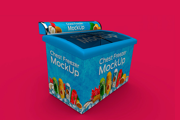 Chest Freezer Mock-up in Product Mockups - product preview 9