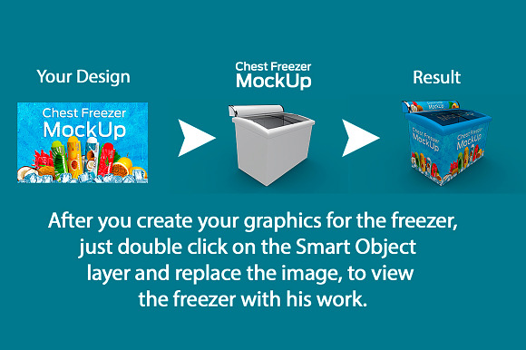 Chest Freezer Mock-up in Product Mockups - product preview 10