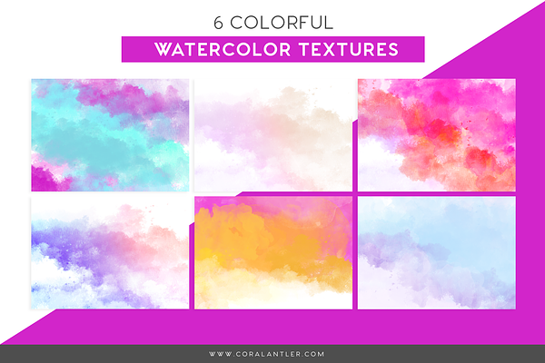 Colorful Watercolor Textures