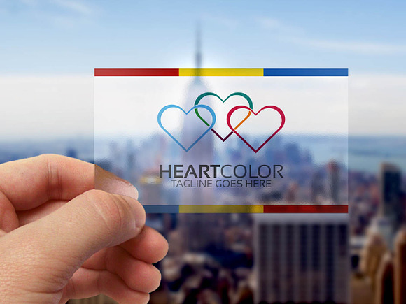 Heart Color Logo in Logo Templates - product preview 2