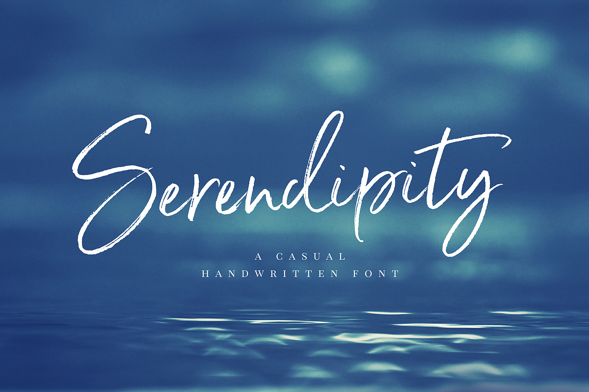 Serendipity Handwritten Font in Website Fonts - product preview 8