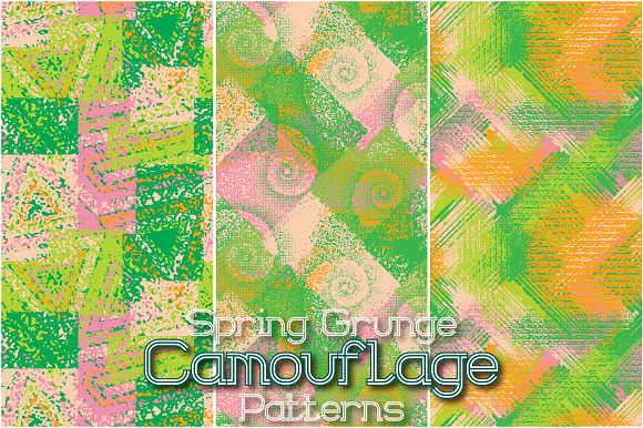 24 Spring Grunge Camo Patterns in Patterns - product preview 4