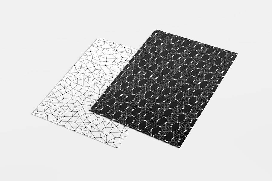 Network Hand-drawn Computer Patterns in Patterns - product preview 8