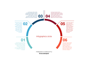 Infographic circle - sketch template