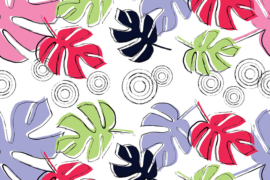 Seamless vector background in Patterns - product preview 8