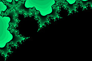 Spring green fractal background
